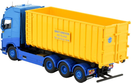 VOLVO FH4 Globetrotter XL 6x4 porteur amplirol avec container 40 m3 – Image 3