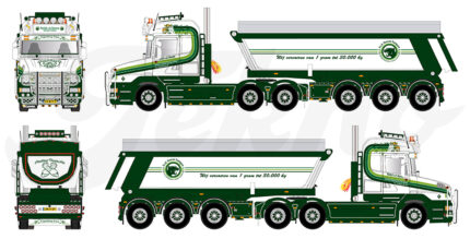 SCANIA T 6x2 avec benne 3 essieux – Image 6