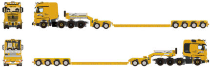 MERCEDES Arocs SLT BigSpace 8x4 avec remorque porte-engins 2+4 essieux – Image 2