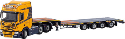 SCANIA R Highline 6x2 avec remorque porte-engins 4 essieux – Image 4