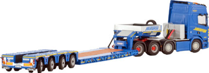 SCANIA R Highline 8x4 avec remorque porte-engins 3 essieux – Image 3