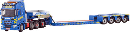 SCANIA R Highline 8x4 avec remorque porte-engins 3 essieux – Image 4