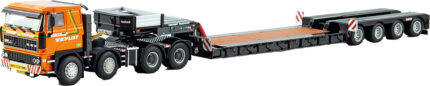 DAF 3600 8x4 avec remorque porte-engins 4 essieux