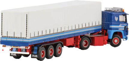 SCANIA 141 4x2avec remorque bachée 3 essieux – Image 3