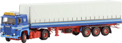 SCANIA 141 4x2avec remorque bachée 3 essieux – Image 4