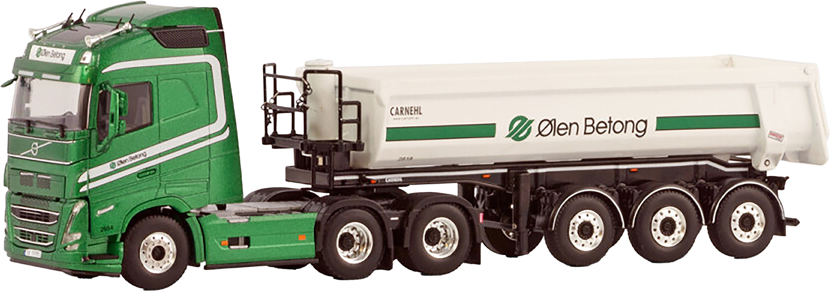 T+T Aankondiging VOLVO FH5 Globetrotter 6x2 avec benne basculante 3 essieux – Image 1