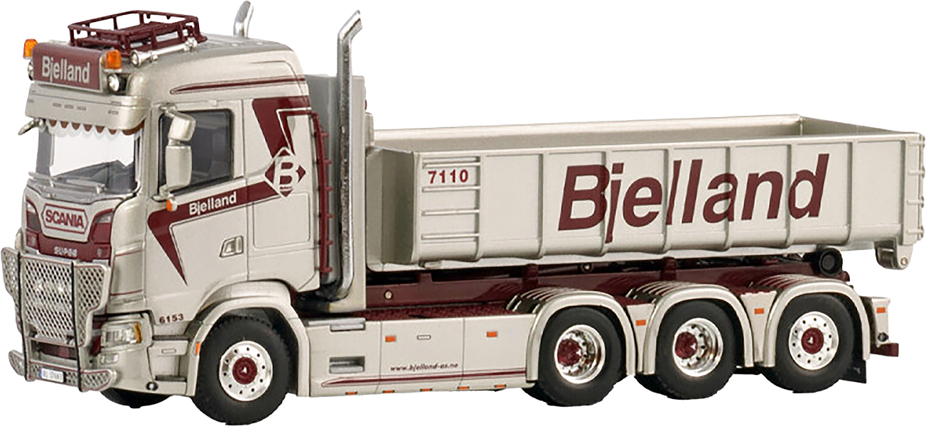 T+T Aankondiging SCANIA S Normal 8x4 ampliroll avec container 15 m3 – Image 1