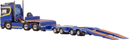 SCANIA R Normal 6x2 avec remorque porte-engins 4 essieux a rampes – Image 4