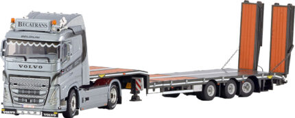VOLVO FH5 Sleep Cab 4x2 avec remorque porte-engins 3 essieux – Image 4