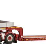 DAF XF Super Space Cab 6x2 avec remorque porte-engins 2 essieux