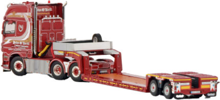 DAF XF Super Space Cab 6x2 avec remorque porte-engins 2 essieux – Image 3