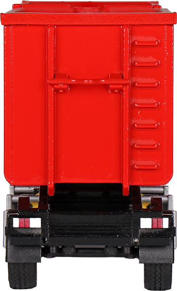 MAN TGX GM 6x2 porteur et remorque ampliroll avec 2 containers, rouge – Image 5
