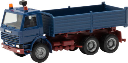 SCANIA 113M 6x4 benne, bleu