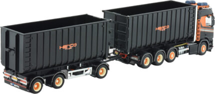 SCANIA R Top 6x2 combiné porteur et remorque ampliroll avec 2 container 40m3 – Image 4