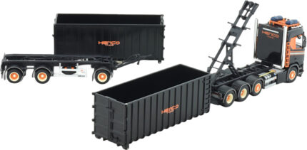 SCANIA R Top 6x2 combiné porteur et remorque ampliroll avec 2 container 40m3 – Image 5