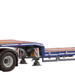 DAF XG 6x2 avec remorque porte-engins 3 essieux