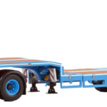 DAF XG 6x2 avec remorque porte-engins 4 essieux