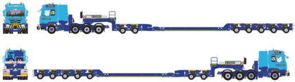 MERCEDES Actros MP3 L 8x6 avec remorque porte-engins 2+5 essieux – Image 5