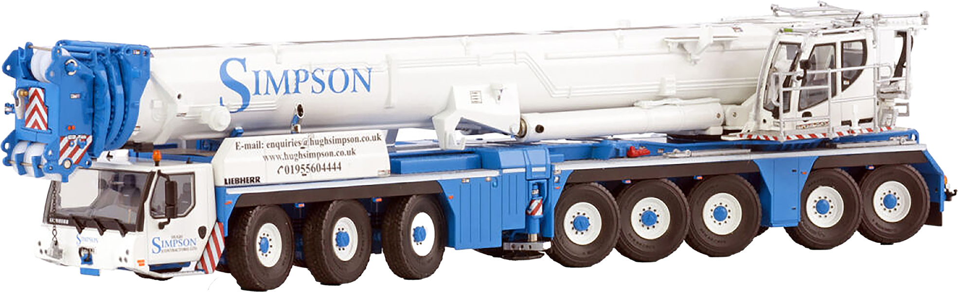 WSI51-2153_2 LIEBHERR LTM1650-8.1 grue mobile 8 essieux – Image 1