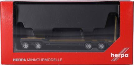 Remorque porte-engins 2+2 essieux avec rampes, noir – Image 5