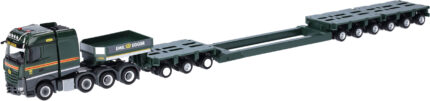 MERCEDES AROCS 8x4 avec remorque porte-engins 3+6 essieux