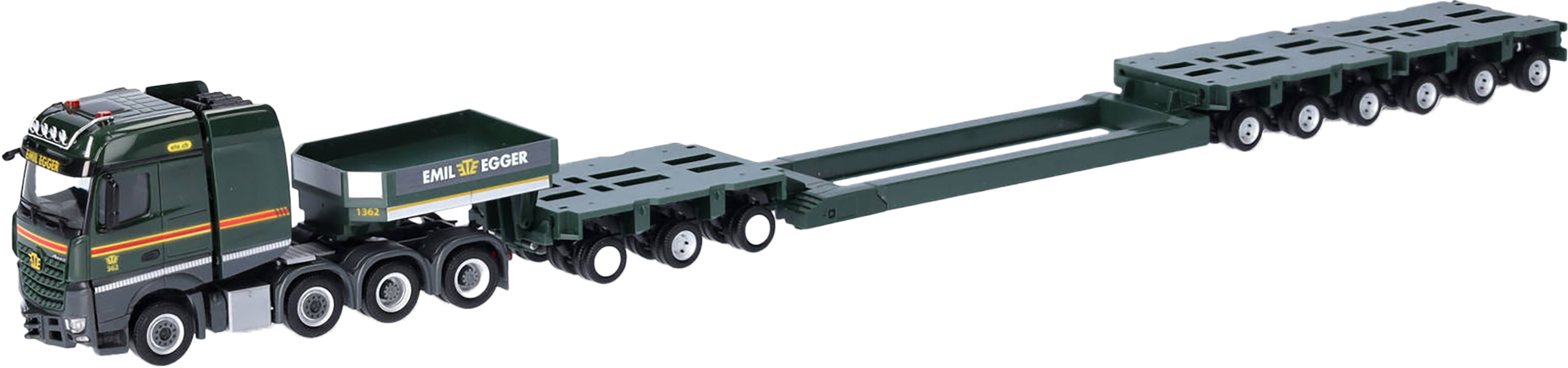 HERP317337 MERCEDES AROCS 8x4 avec remorque porte-engins 3+6 essieux – Image 1