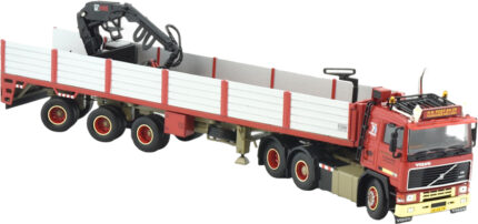 VOLVO F16 6x2 avec remorque à briques 3 essieux – Image 2