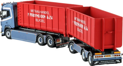 DAF XF 6X2 combiné porteur et remorque amplirol avec 2 containers 40m3 – Image 4