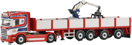 SCANIA Streamline Highline 4x2 avec remorque à briques 3 essieux