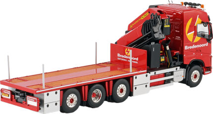 VOLVO FH4 Globetrotter 8x2 porteur plateau avec grue – Image 3