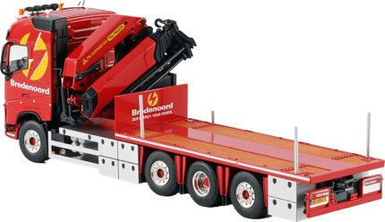 VOLVO FH4 Globetrotter 8x2 porteur plateau avec grue – Image 4