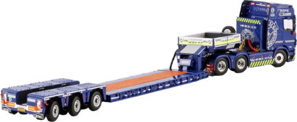 SCANIA R Highline 6x4 avec remorque porte-engins 4 essieux – Image 4
