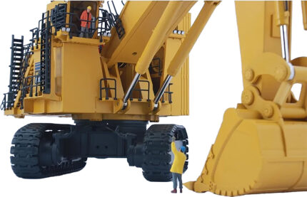1/50 KOMATSU PC8000-11 Excavatrice rétro – Image 5