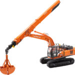 1/50 HITACHI Zaxis 330LC Pelle avec bras telescopique