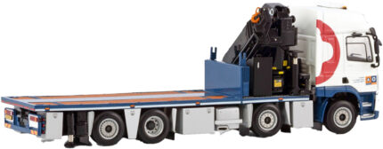 DAF CF SC 8x2 porteur plateau avec grue PALFINGER PK65002 – Image 2