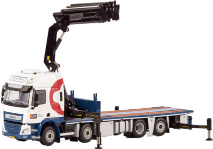 DAF CF SC 8x2 porteur plateau avec grue PALFINGER PK65002 – Image 3