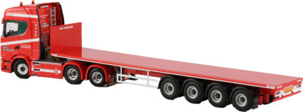 SCANIA S Highline 6x2 avec remorque plateau 4 essieux – Image 4