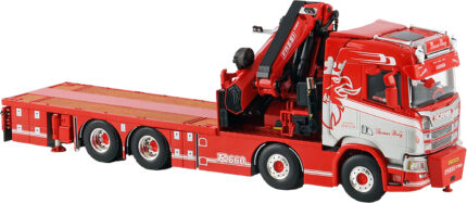 SCANIA R Normal 8x4 porteur avec grue FASSI 1100 – Image 5