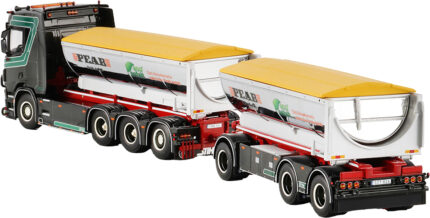 SCANIA R Normal 8x4 porte et remorque ampliroll avec container à asphalts – Image 4