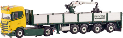SCANIA S Normal 4x2 avec remorque à briques 4 essieux