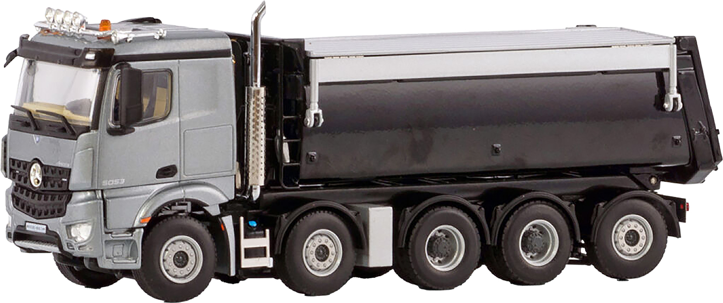 WSI04-2209 MERCEDES Arocs 10x4 benne, gris et noir – Image 1