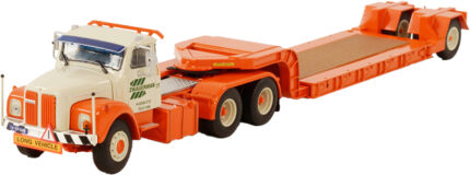 SCANIA L110 Daycab 6x4 avec remorque porte-engins 1 essieux – Image 4