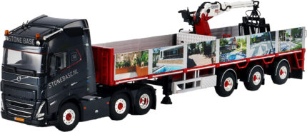 VOLVO FH5 Globetrotter 6x2 avec remorque à briques