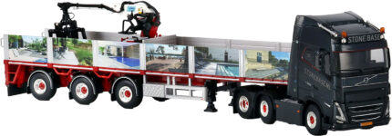 VOLVO FH5 Globetrotter 6x2 avec remorque à briques – Image 2