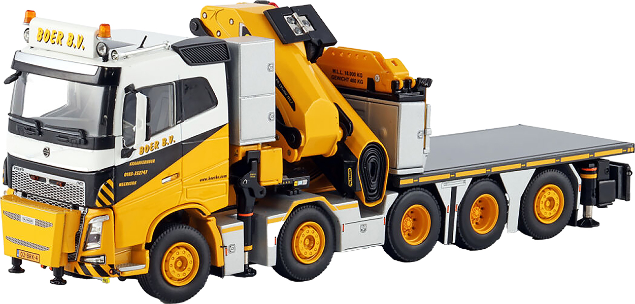 WSI01-3889 VOLVO FH4 Sleeper Cab 10x4 avec grue PALFINGER PK 135.002 – Image 1
