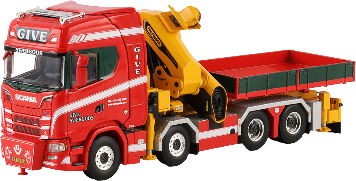 WSI01-4686 SCANIA S Highline 8x4 avec grue PALFINGER PK 165.002 – Image 1
