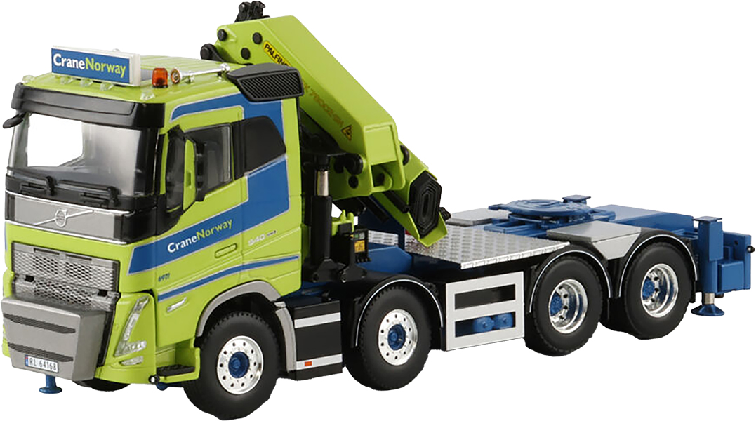 WSI01-4715 VOLVO FH5 Sleep Cab 8x4 avec grue PALFINGER PK 92002SH – Image 1