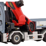 SCANIA R Highline 8x2 avec grue PALFINGER PK1350, gris