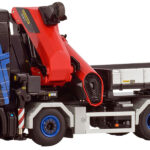VOLVO FH5 Globetrotter 8x4 avec grue PALFINGER PK1350, gris