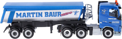 VOLVO FH 6x4 avec remorque benne 2 essieux – Image 2